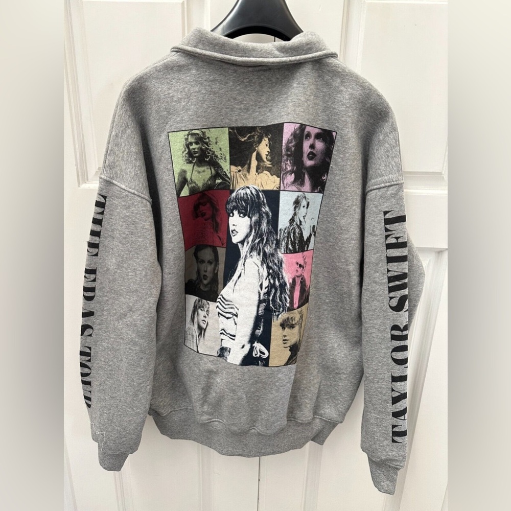 Taylor Swift Size Medium Eras Tour Quarter Zip Sweatshirt